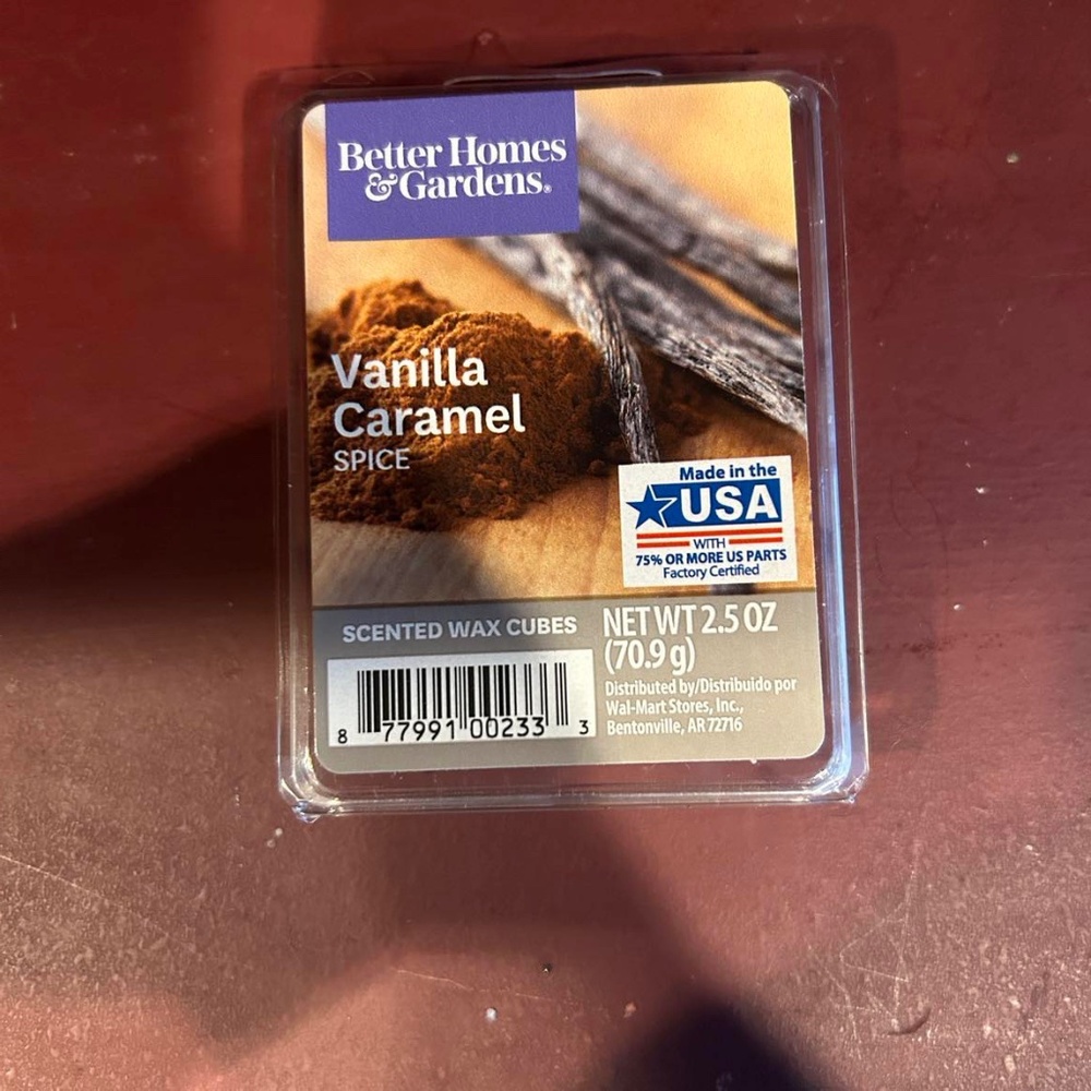 Better Homes & Gardens Vanilla Caramel Spice Scented Wax Melt 2.5 oz